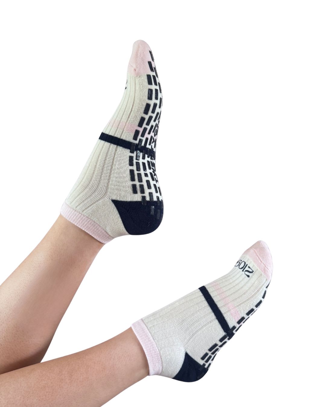 Ultimate Grip Ankle Socks - Navy Rose