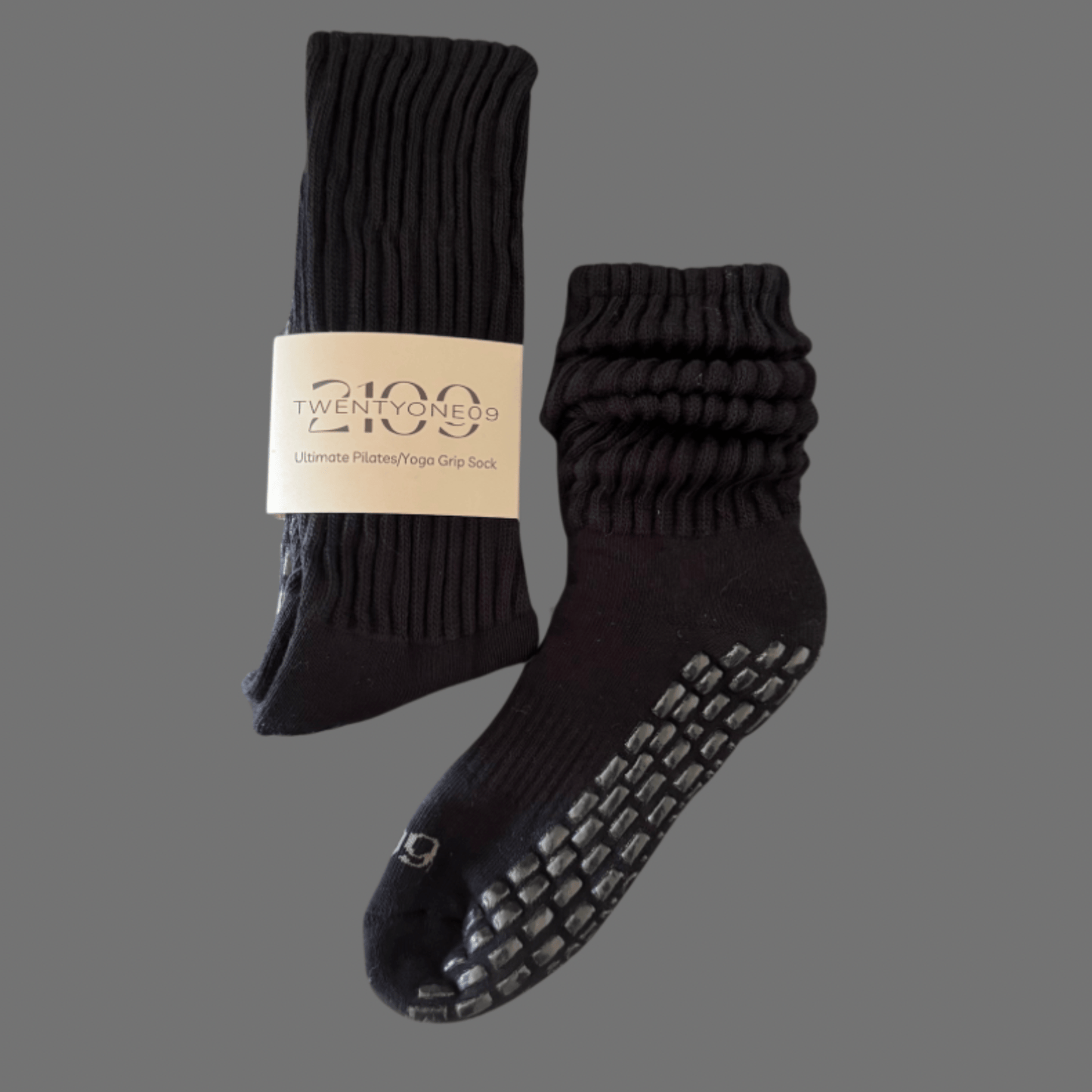 Ultimate Grip Regular Slouch Socks - Black