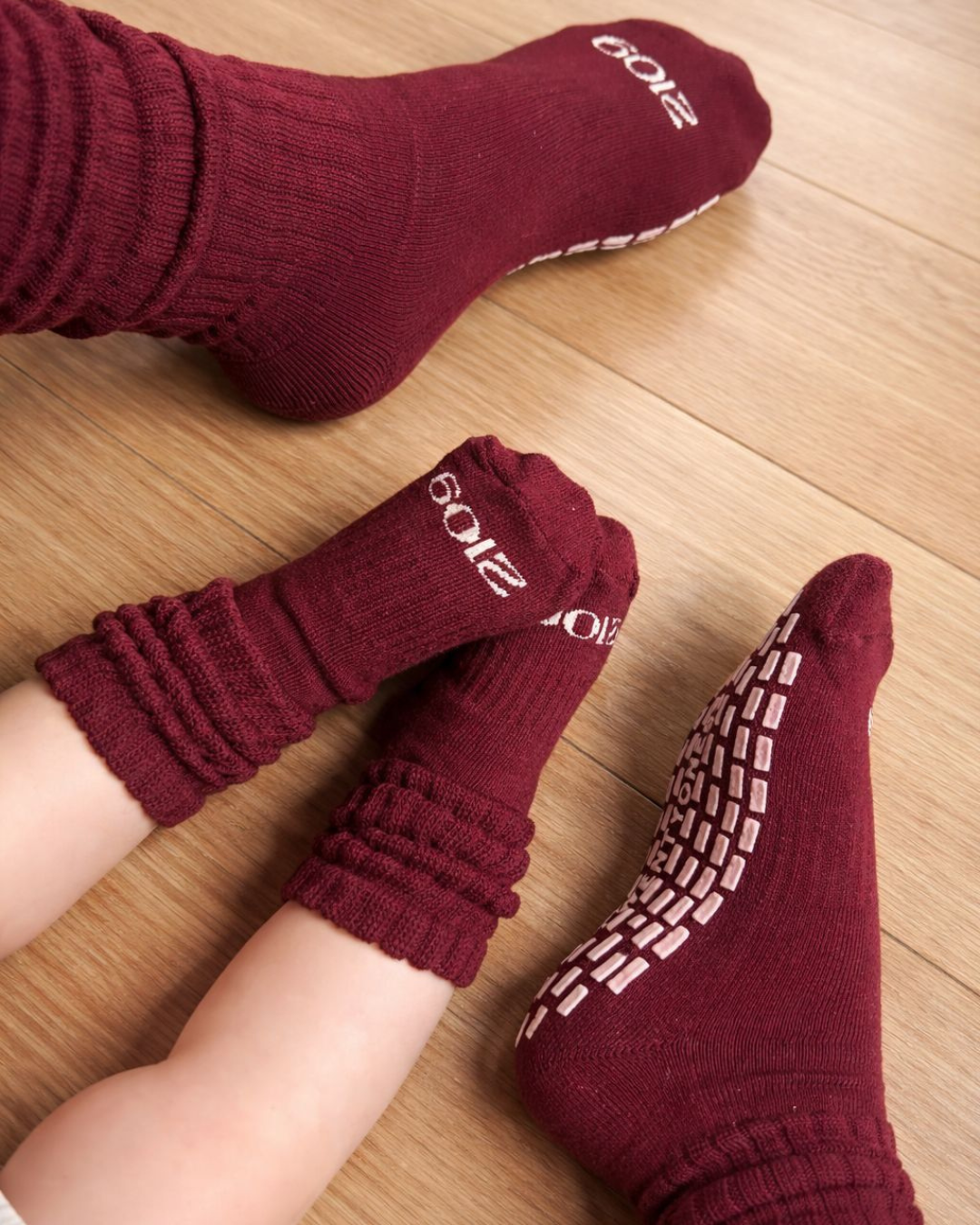 2109 Matching Minis - Baby Burgundy Slouch