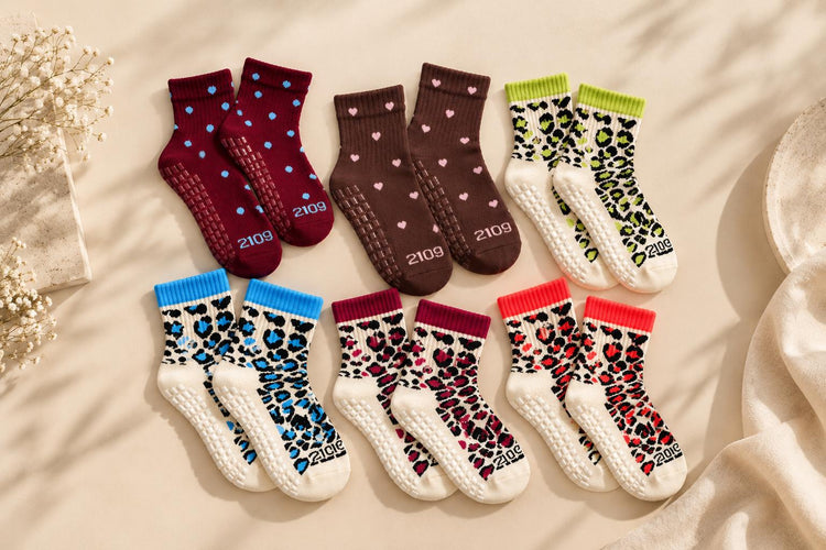 Ultimate Grip Mid Length Crew Socks