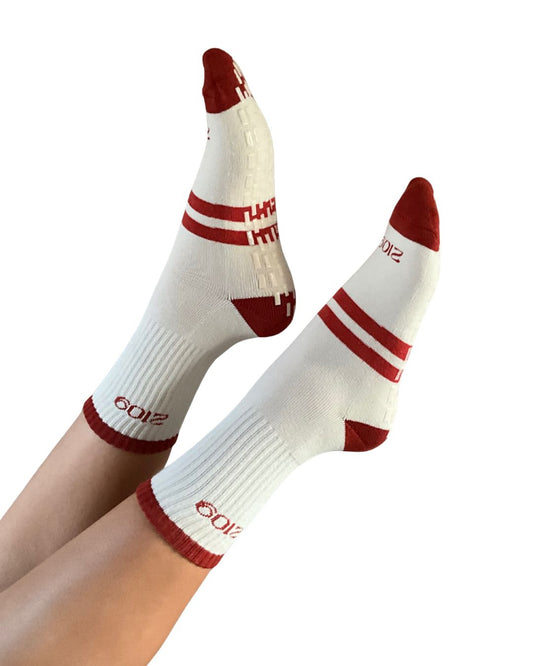 Ultimate Grip Crew Socks - Burnt Orange