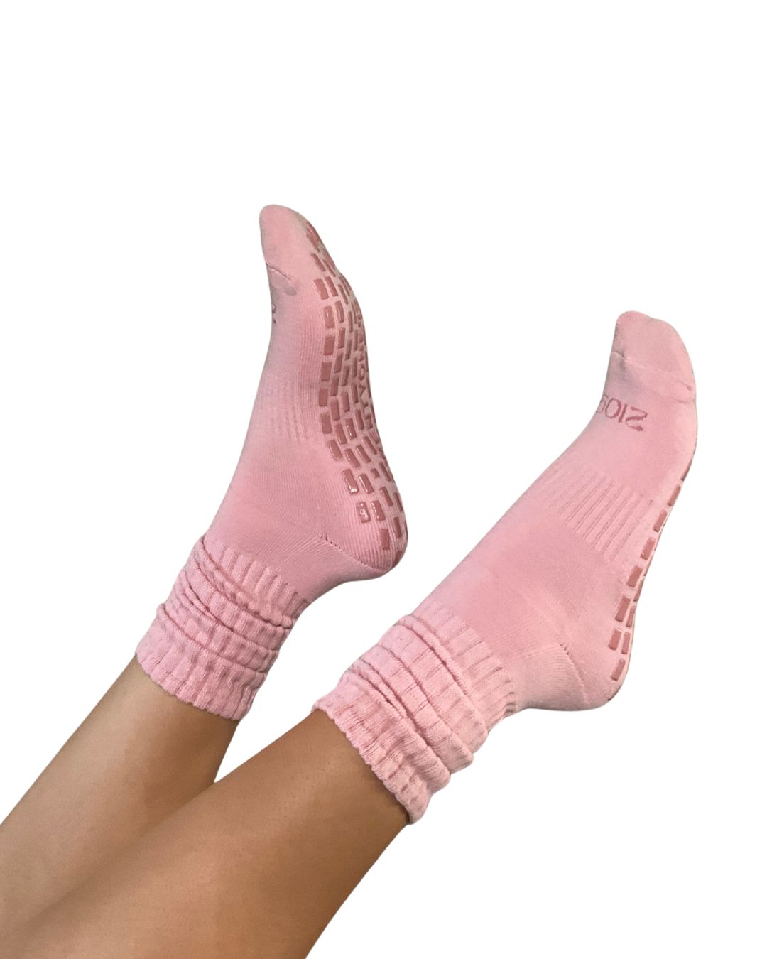 Ultimate Grip Regular Slouch Socks - Baby Pink