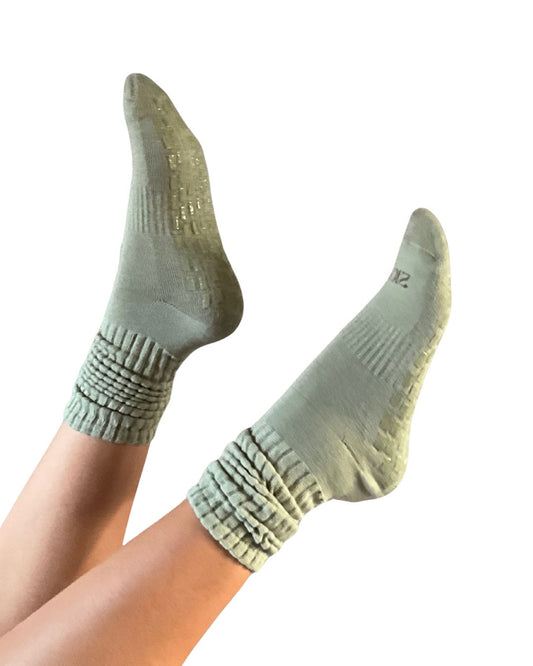 Ultimate Grip Regular Slouch Socks - Pistachio