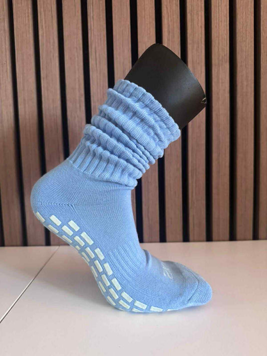Ultimate Grip Regular Slouch Socks - Baby Blue Slouches