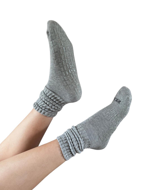 Ultimate Grip Regular Slouch Socks - Light Grey