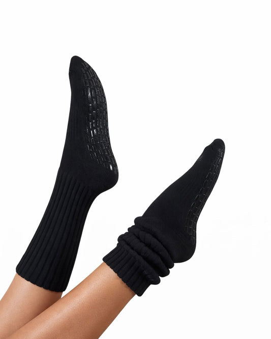 Ultimate Grip Regular Slouch Socks - Black