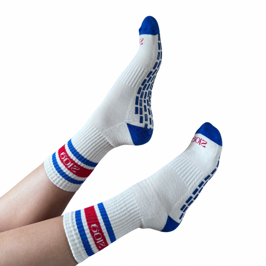 Ultimate Grip Crew Socks - Retro