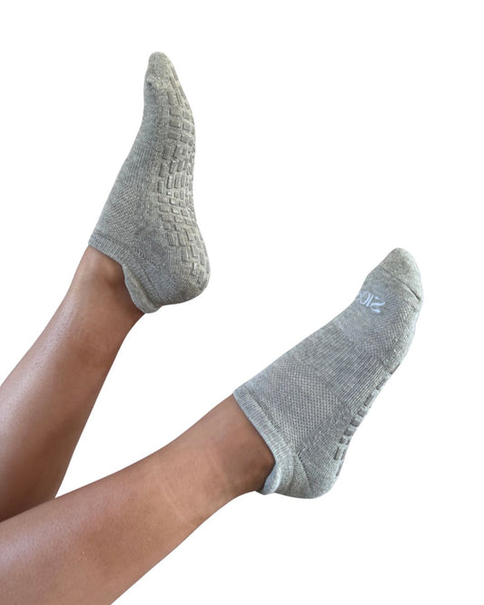 Ultimate Grip Low Ankle Socks - Grey