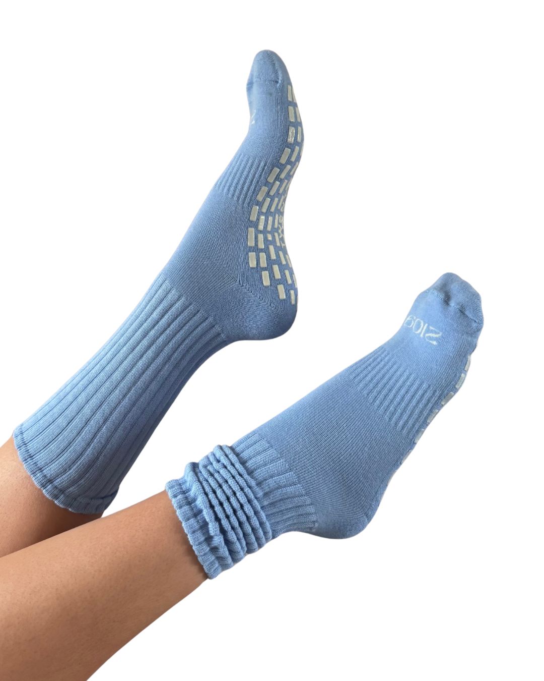 Ultimate Grip Regular Slouch Socks - Baby Blue Slouches