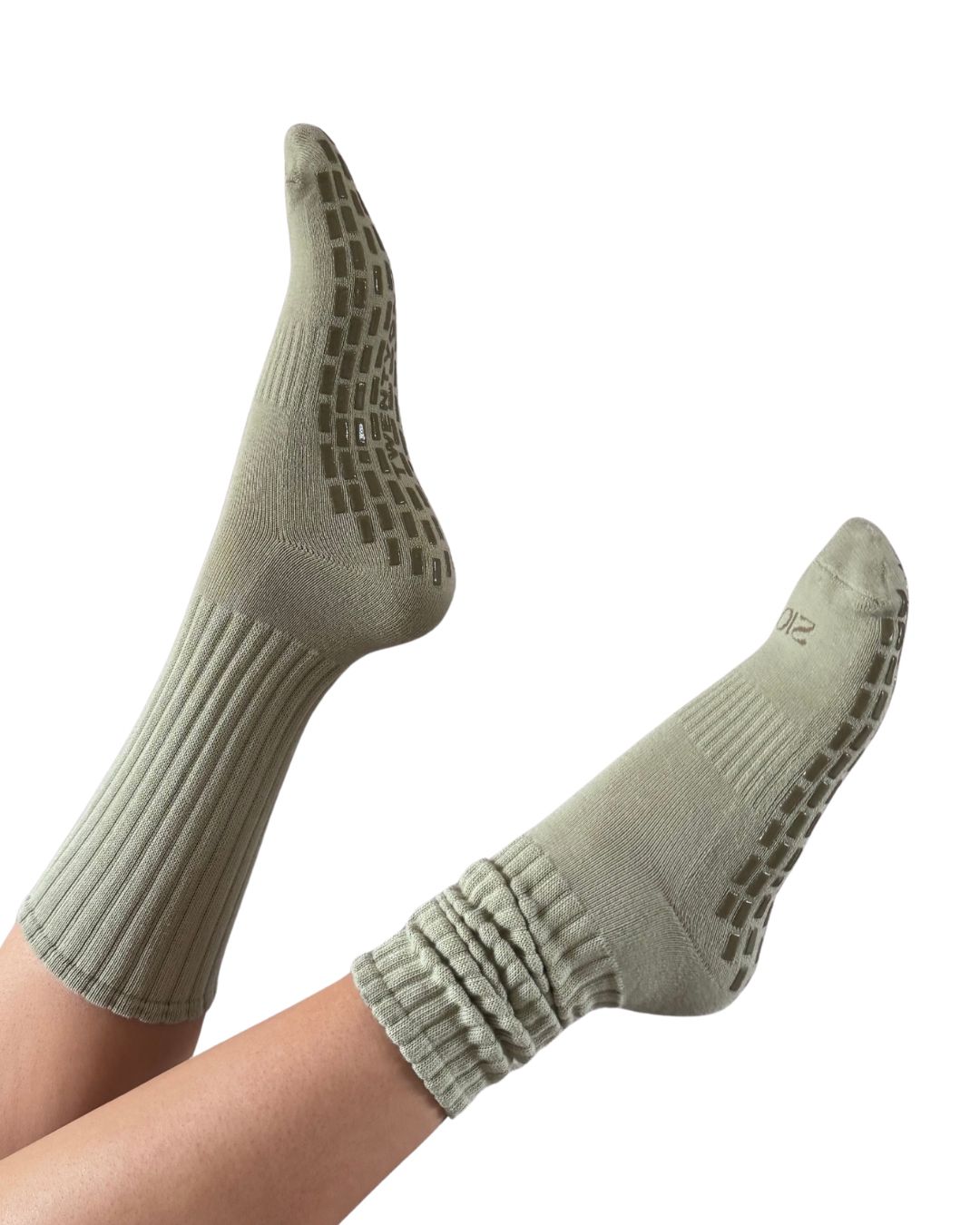 Ultimate Grip Regular Slouch Socks - Pistachio