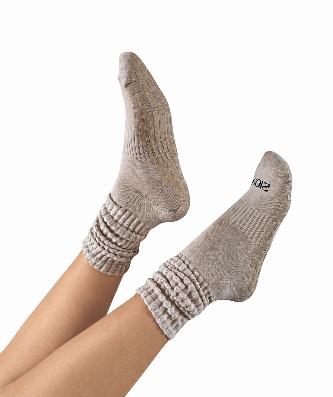 Ultimate Grip Regular Slouch Socks - Cappuccino