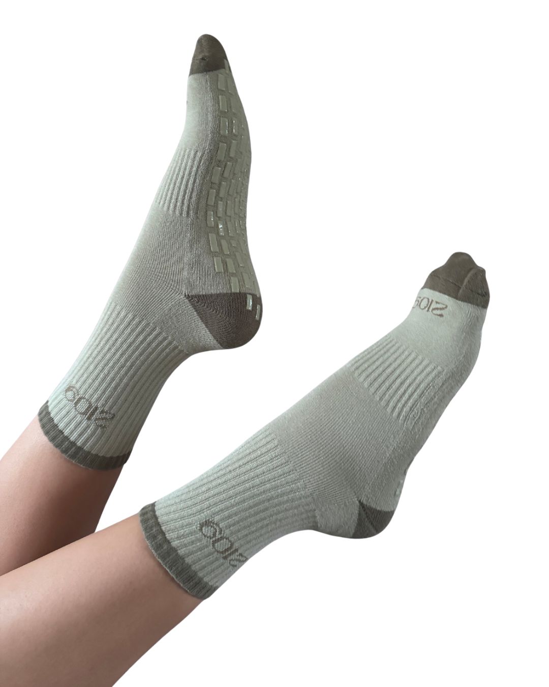 Ultimate Grip Crew Socks - Pistachio