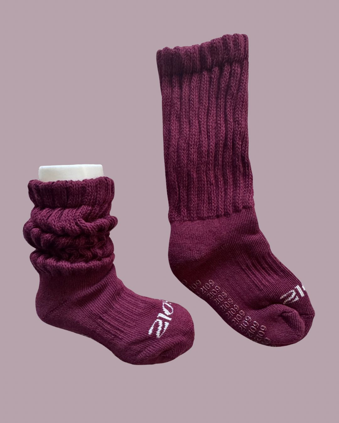 2109 Matching Minis - Baby Burgundy Slouch